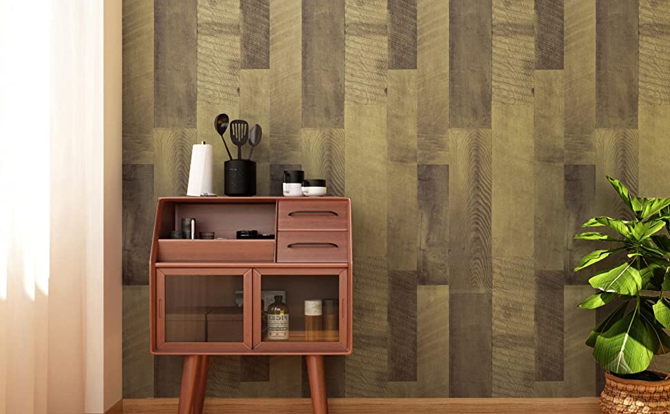 veelike brown wood grain wallpaper