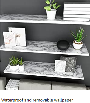 Peel and Stick Concrete for Cabinets