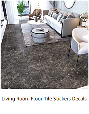 Living room floor tile stickers decals