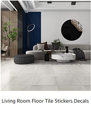 Living room floor tile stickers decals