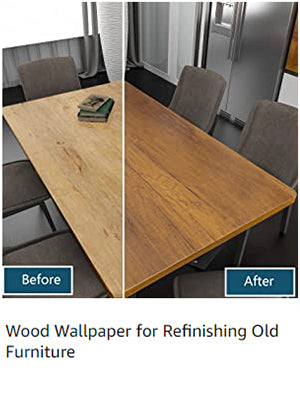 Wood wallpaper for Refinishing old furniture