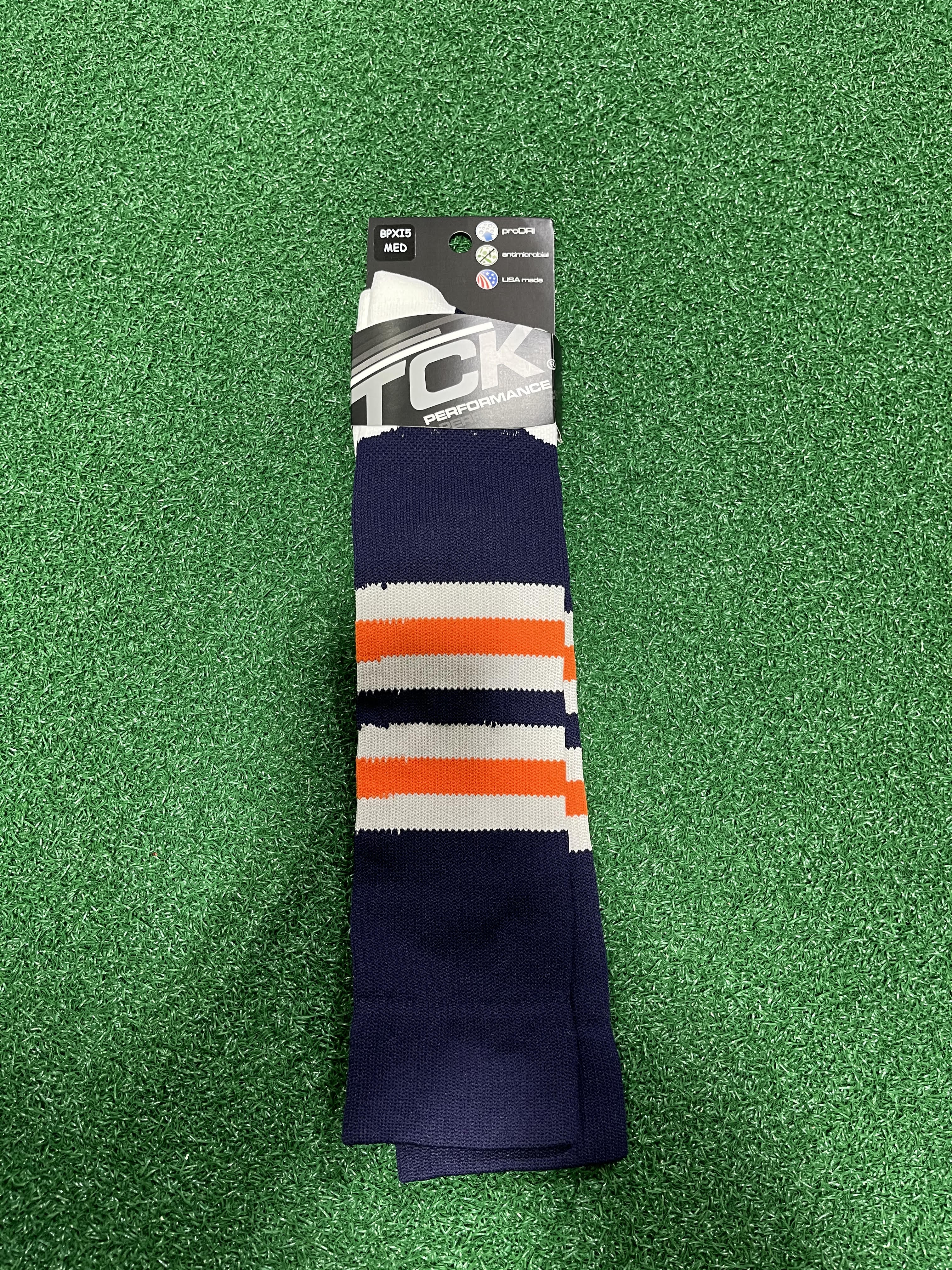 TCK 3 Stripe Orange/Navy/Grey