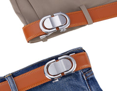 g belt tan belts for men comfort click ratchet dress silver buckle