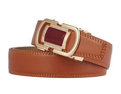 Tonywell Designer Belts for Men Gemstone Automatic Buckle Ratchet Dress Belt