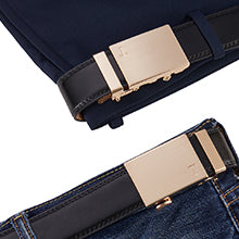 formal dress belts for men Tonywell black gold belt