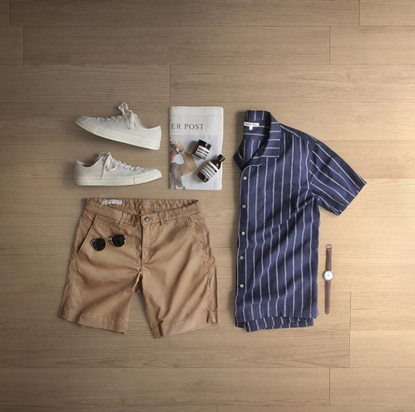 Cool-Pair-of-Shorts-khaki-nylon-belt-tonywell