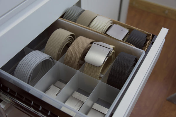 Canvas belt nylon belts organizer case box for casual pants Tonywell