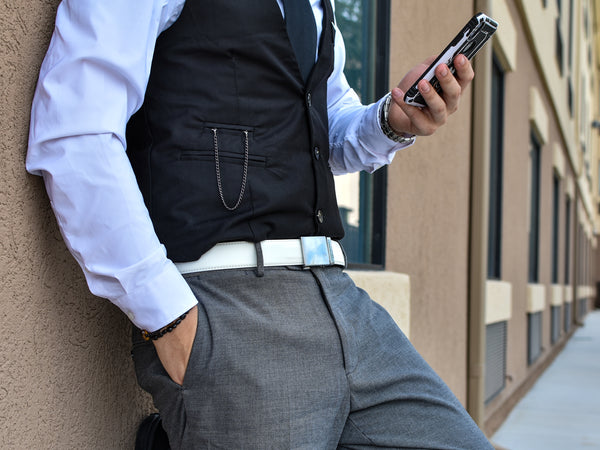 men's dress belt for men Tonywell accessories guide business outfit