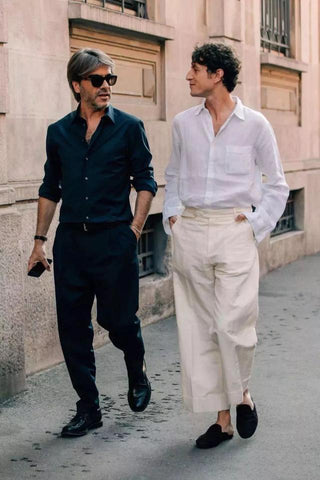 Simplify outfit tone color match men Tonywell men looks taller guide