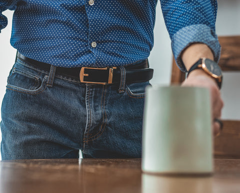 Formal belt vs casual belt Tonywell belts