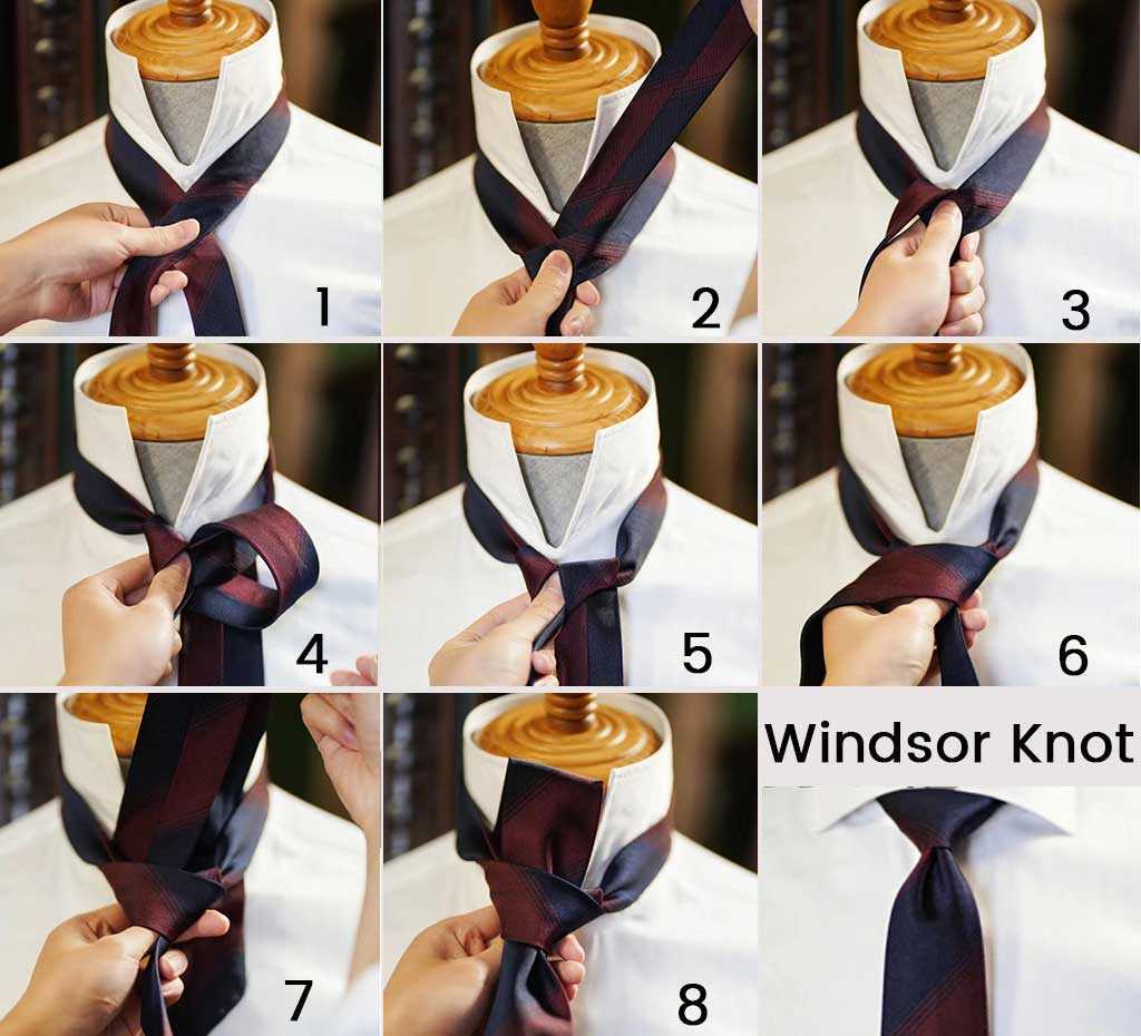 Windsor Knot tie a tie