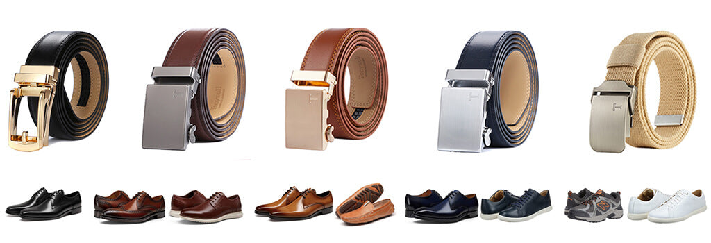 belt match with shoes