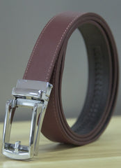 2022 ss fashion designer red brown belt for men silver buckle 