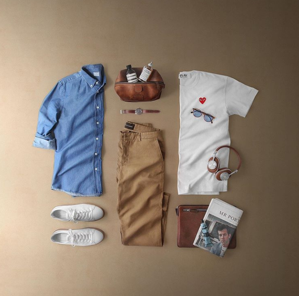 khaki-pants-denim-jacket-shirt-canvsas-belt