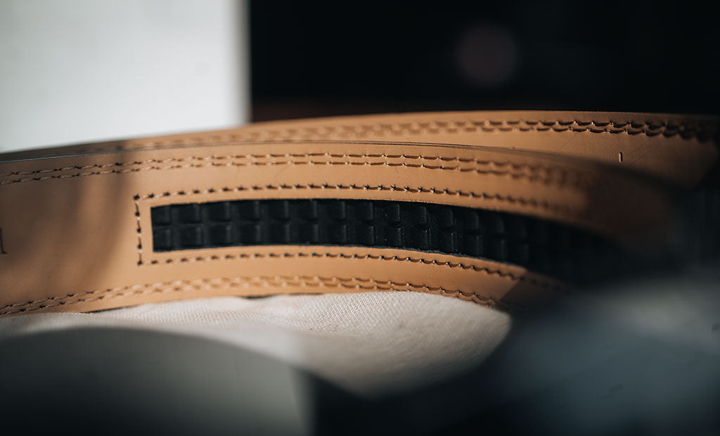 leather belt stitching