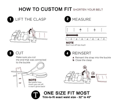 Buy Tonywell Belts for Men Ratchet Belt with Removable Buckle 35mm Leather  Belts Custom Fit (One Size:32-45Waist, White Leather&Silver Metal Buckle)  at