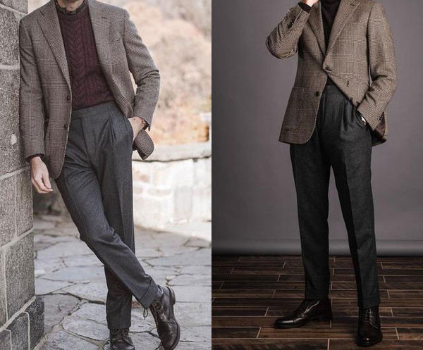 wear turtleneck under a suit jeacket