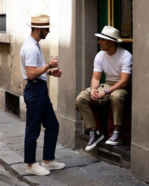white shoes with dress suit pants paire ratchet belt for men Tonywell