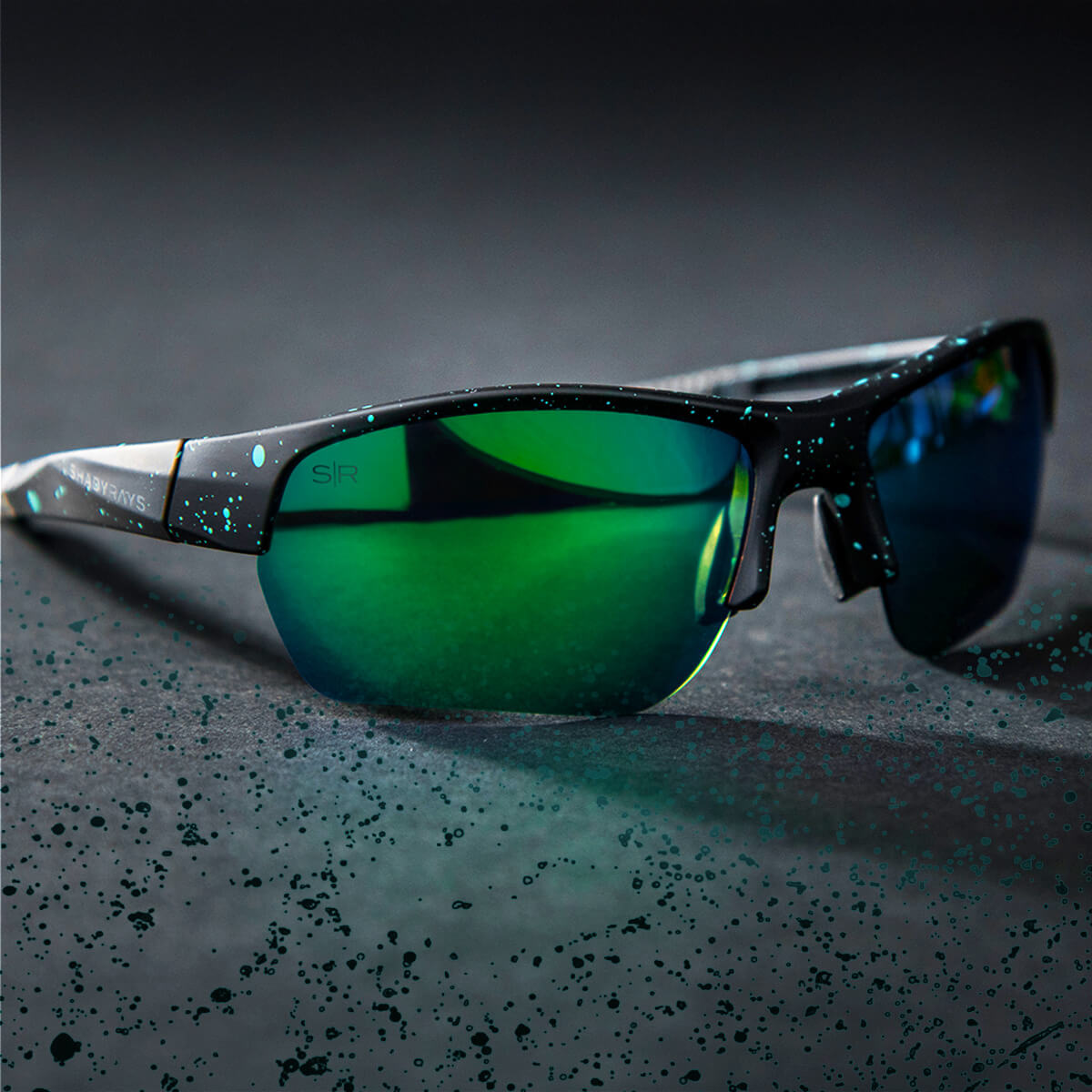 Velocity - Emerald Splatter Polarized