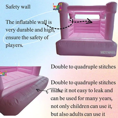 8x8 White Bounce House