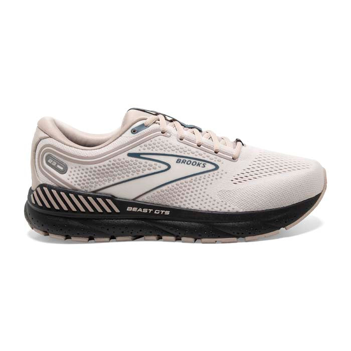 Mens Brooks Running Beast GTS 23 in Chateau Grey/White Sand