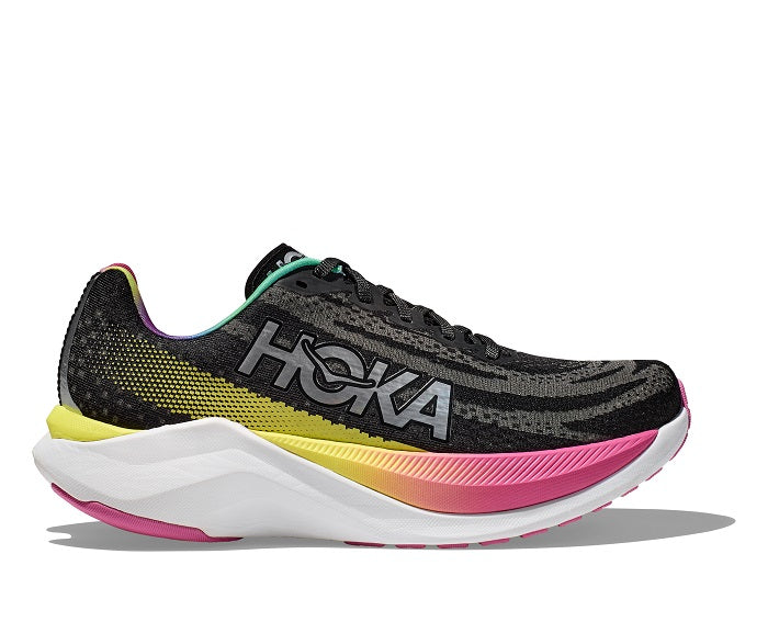 Womens Hoka Mach X in Black/Multi