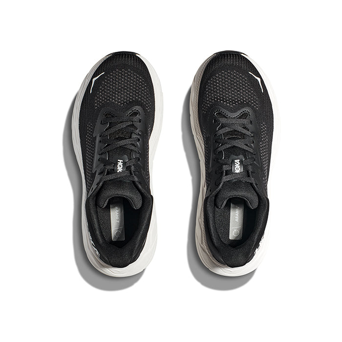 Womens Hoka Arahi 7 in Black/White