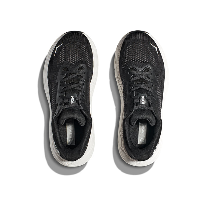 Womens Hoka Arahi 7 Wide in Black/White