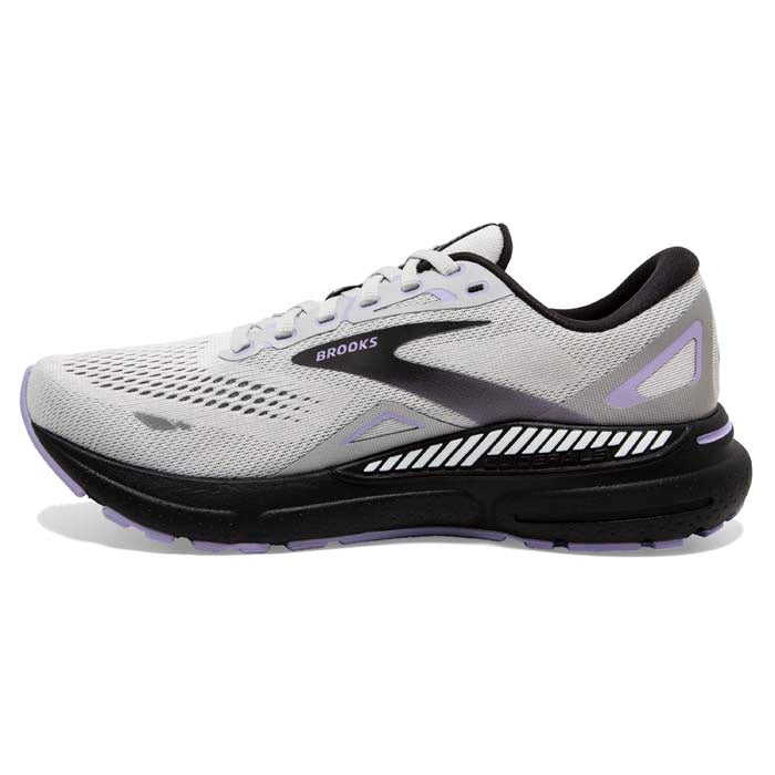 Womens Brooks Running Adrenaline GTS 23 in Grey/Black/Purple