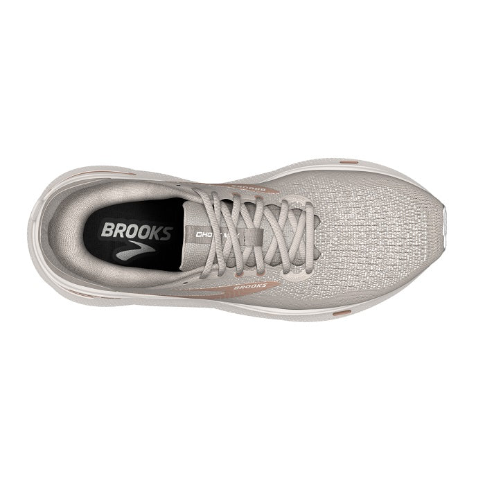 Womens Brooks Running Ghost Max in Crystal Grey/White/Tuscany