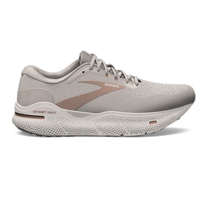 Womens Brooks Running Ghost Max in Crystal Grey/White/Tuscany