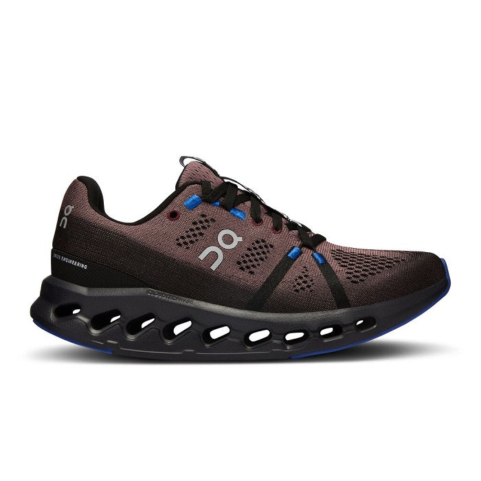 Womens On Running Cloudsurfer in Black/Cobalt