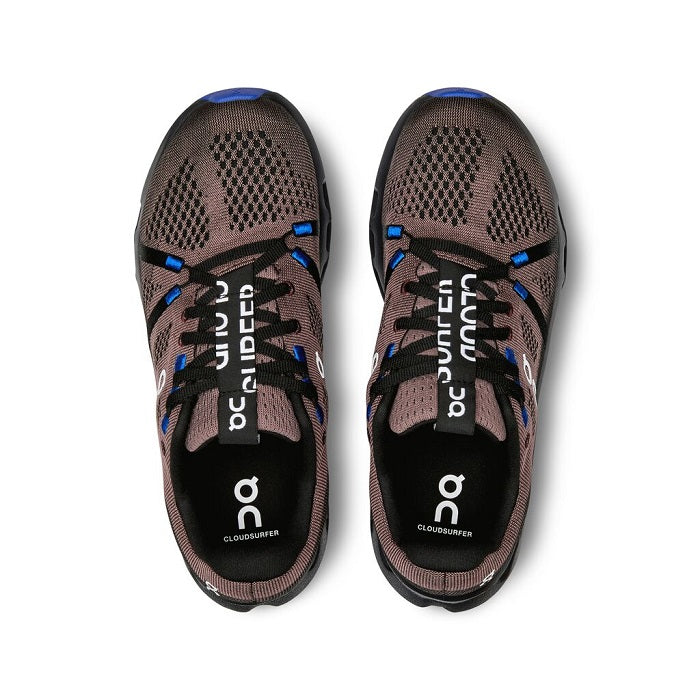 Womens On Running Cloudsurfer in Black/Cobalt