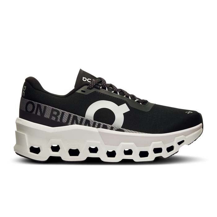 Womens On Running Cloudmonster 2 in Black/Frost