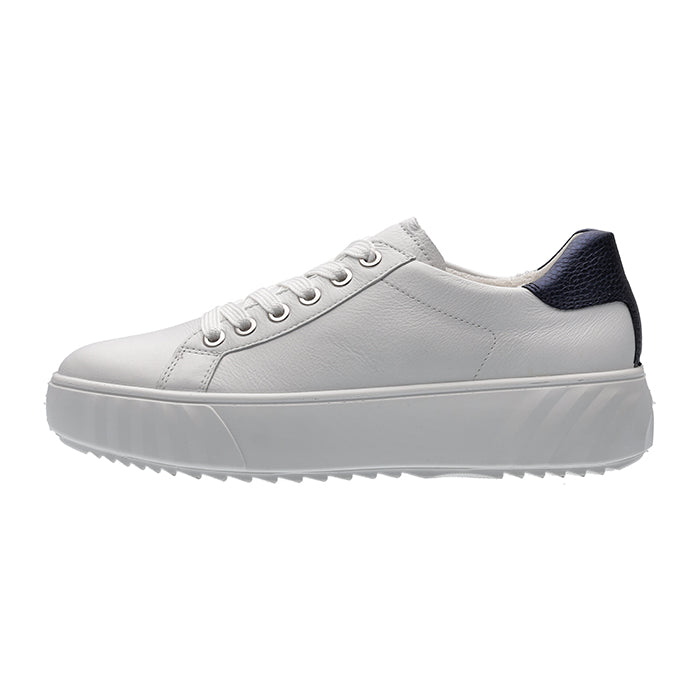 Womens Ara Mikky in White/Midnight Blue