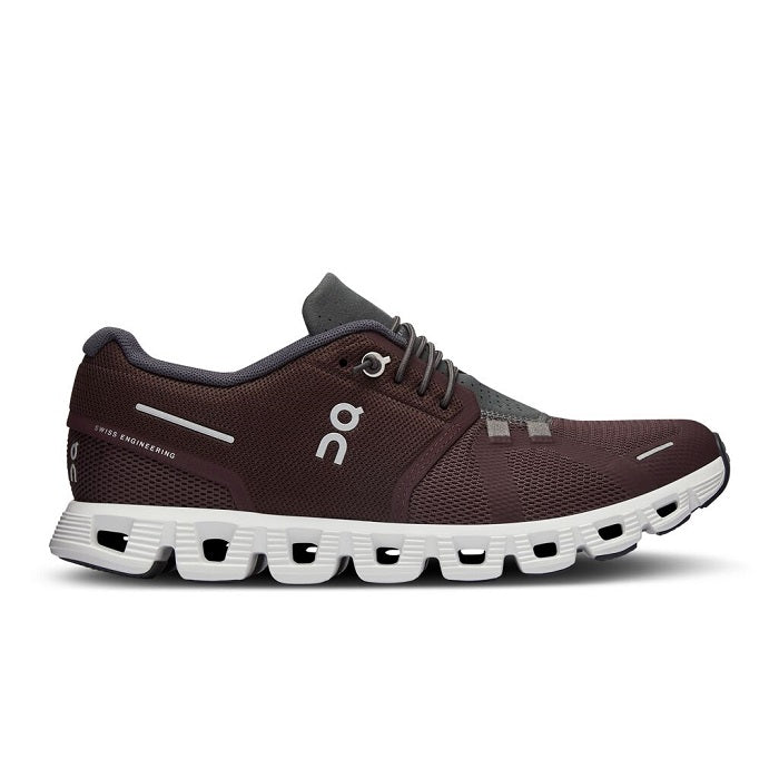 Womens On Running Cloud 5 in Mulberry/Eclipse