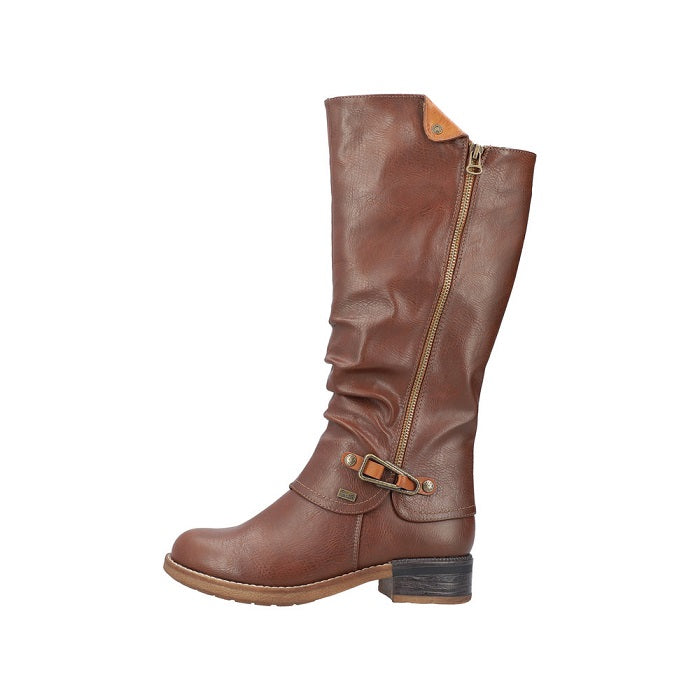 Womens Rieker Fabrizia 52 in Brown/Cayenne