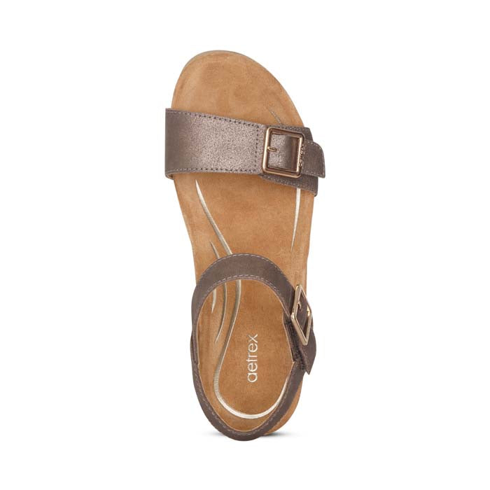 Womens Aetrex Lexa in Bronze