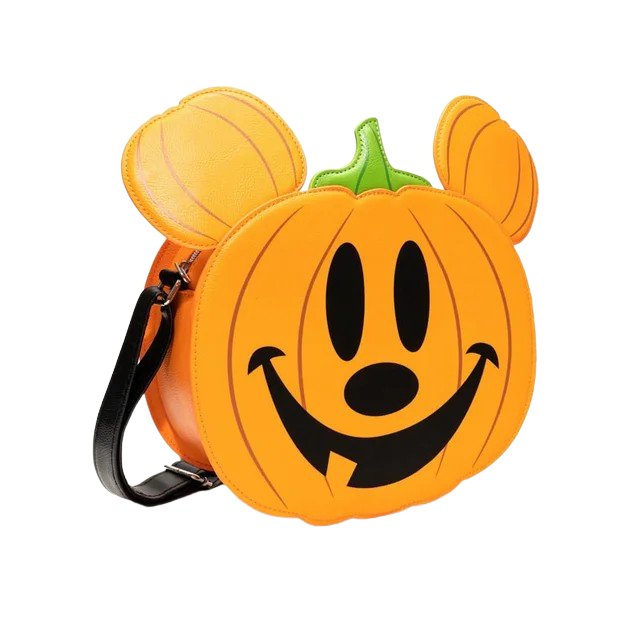 Loungefly Disney Mickey Mouse Jack-o-Lantern Crossbody - Entertainment Earth Ex