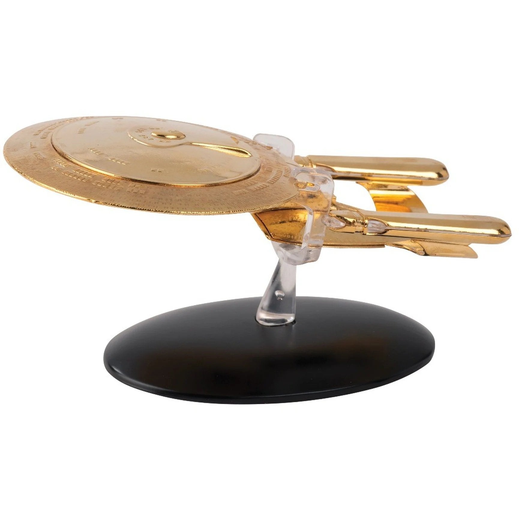 Hero Collector Star Trek The Official Starship Collection - Gold Plated U.S.S. Enterprise NCC-1701-D Special Edition