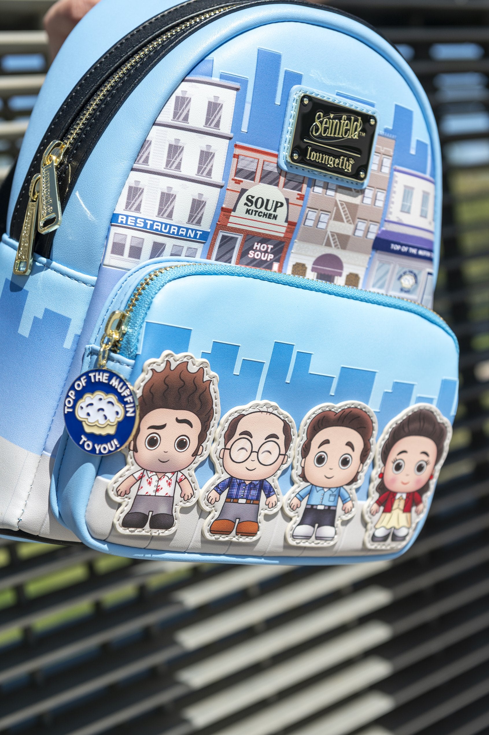 Loungefly Seinfeld Chibi City Mini Backpack