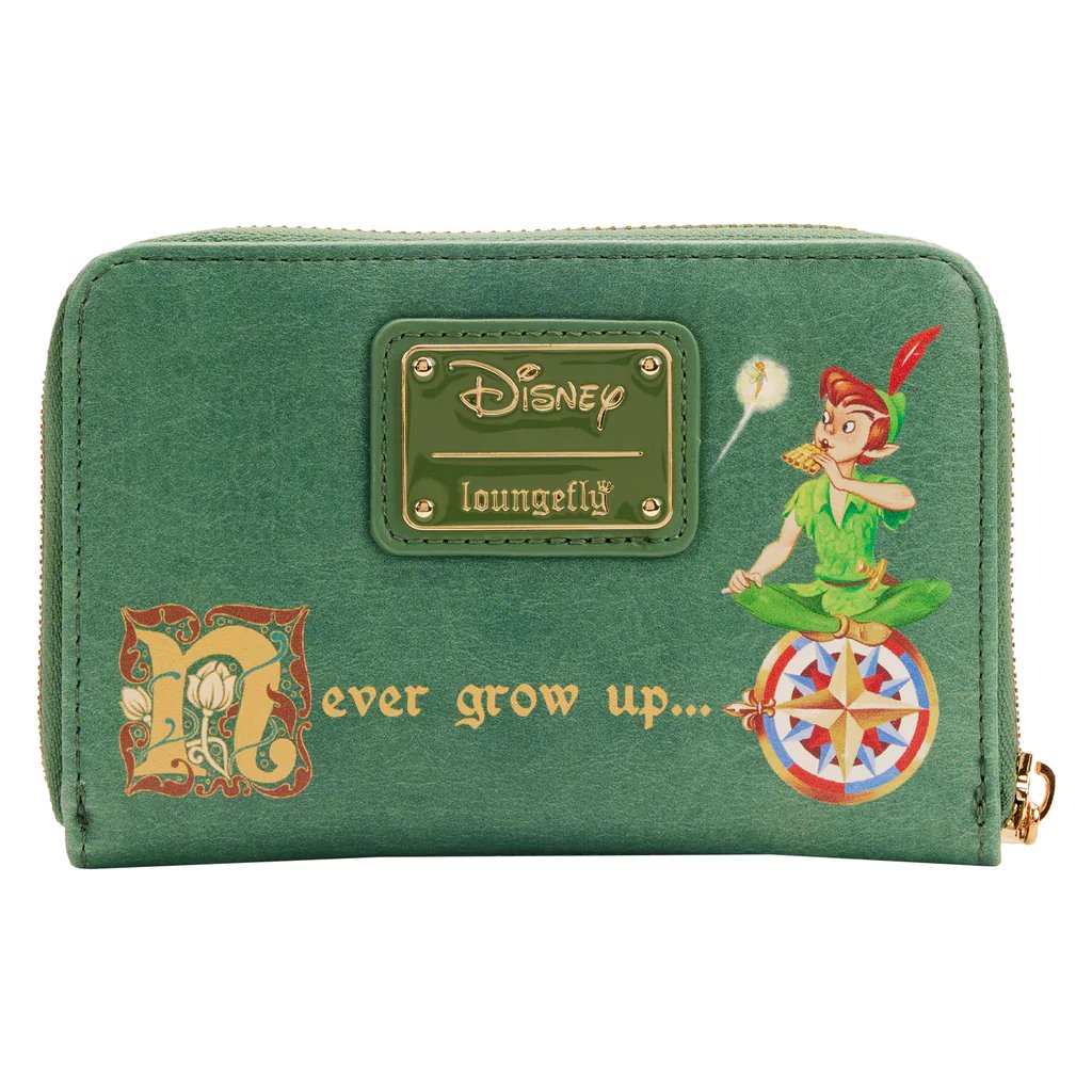 Loungefly Disney Peter Pan Book Series Zip-Around Wallet