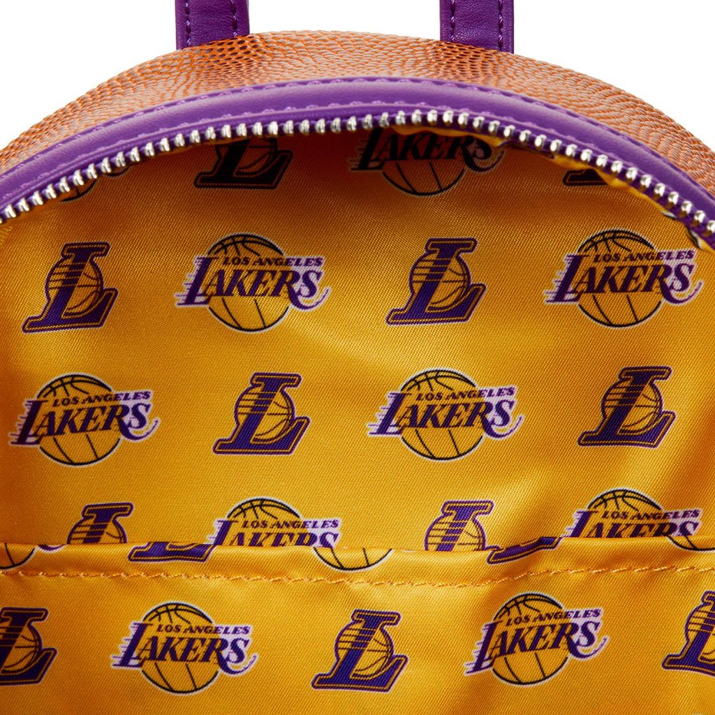 Loungefly NBA Los Angeles Lakers Basketball Logo Mini Backpack