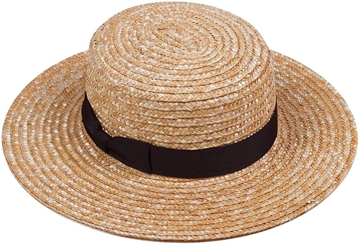 Spencer Straw Boater Hat