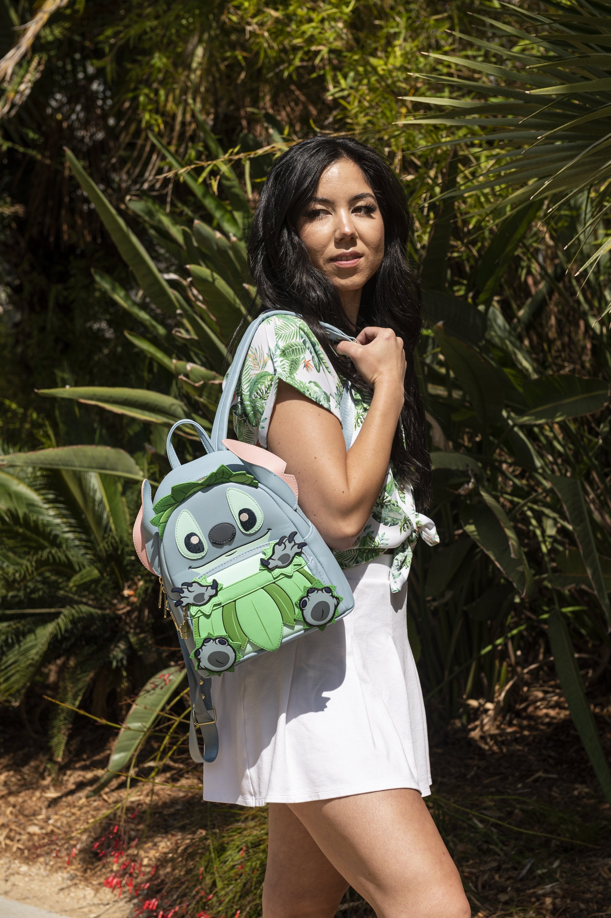 Loungefly Disney Lilo & Stitch Luau Cosplay Mini Backpack