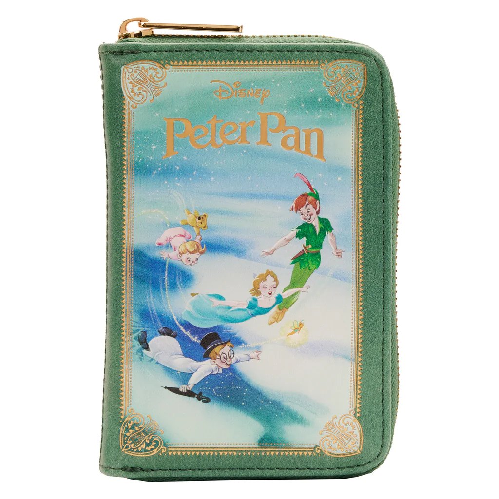 Loungefly Disney Peter Pan Book Series Zip-Around Wallet