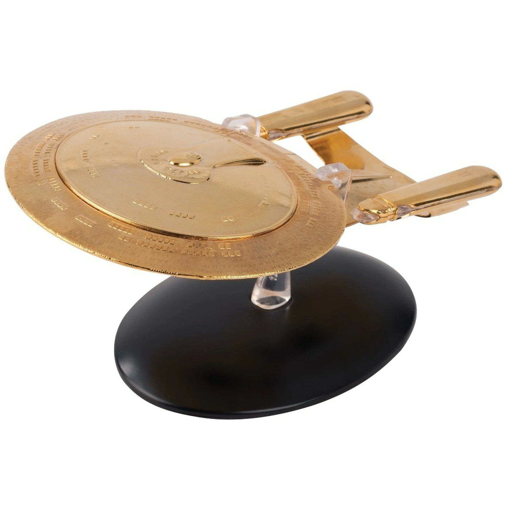 Hero Collector Star Trek The Official Starship Collection - Gold Plated U.S.S. Enterprise NCC-1701-D Special Edition