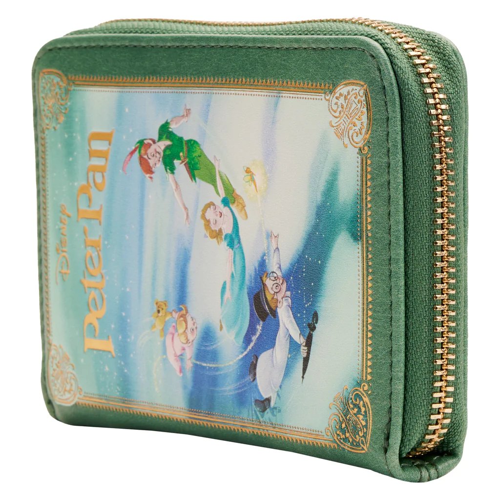 Loungefly Disney Peter Pan Book Series Zip-Around Wallet