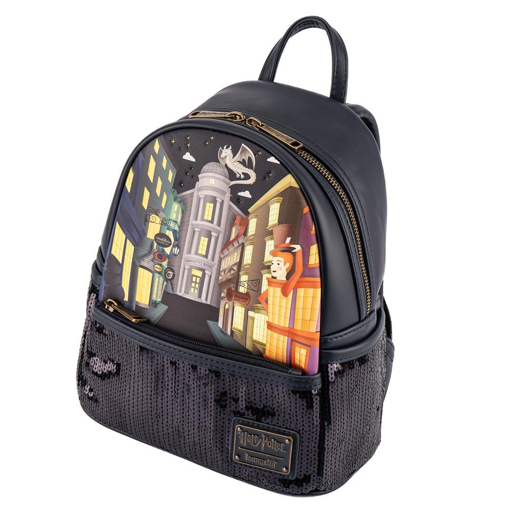 Loungefly Harry Potter Diagon Alley Sequin Mini Backpack