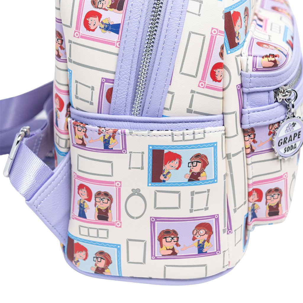 707 Street Exclusive -  Loungefly Disney Pixar Up Young Carl and Ellie Mini Backpack